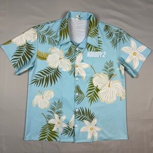 Nobody 2 Movie Promo Mens Hawaiian Shirt Adult Large Tropical Aloha B8